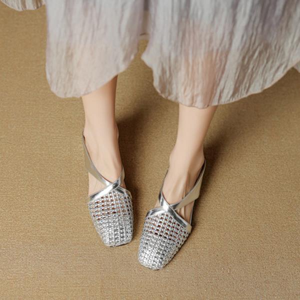 Elegant Handcrafted Leather Women's Shoes: Luxury Artisan Quality(EcqiH-7872)