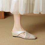 Elegant Handcrafted Leather Women's Shoes: Luxury Artisan Quality(EcqiH-7872)