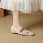 Handcrafted Luxury Leather Women's Shoes, Elegance Defined(EcqiH-7870)