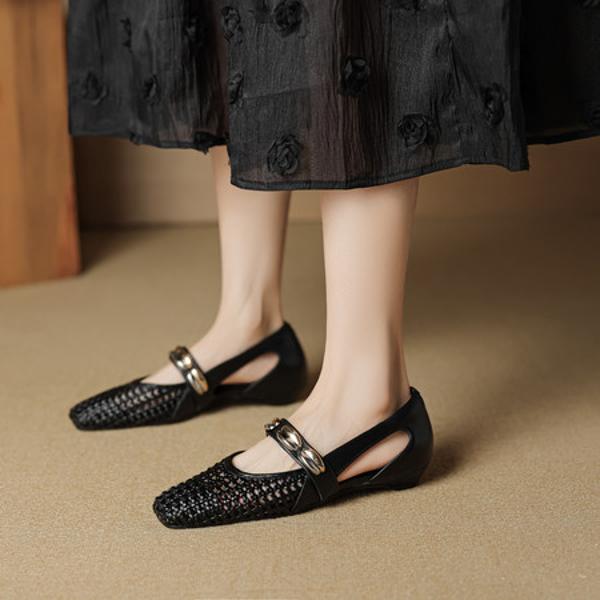 Handcrafted Luxury Leather Women's Shoes, Elegance Defined(EcqiH-7870)