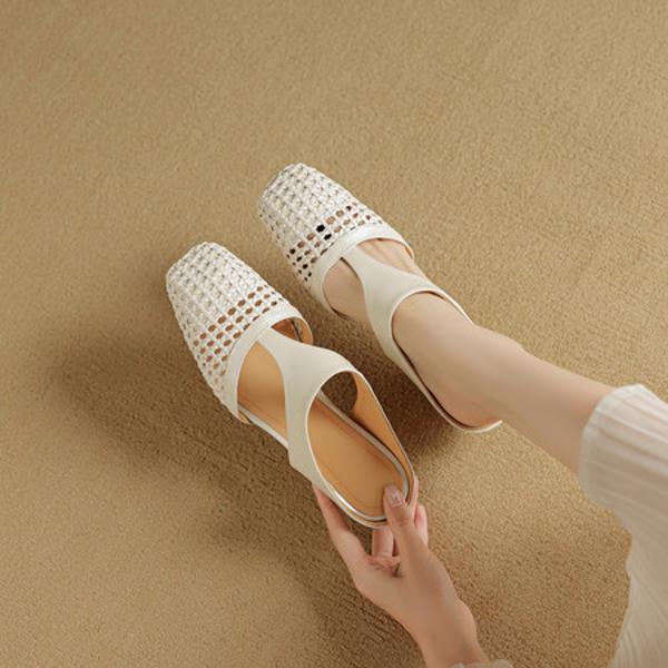 Exquisite Handcrafted Genuine Leather Women's Shoes: Elegance Meets Luxury Quality(EcqiH-7865)