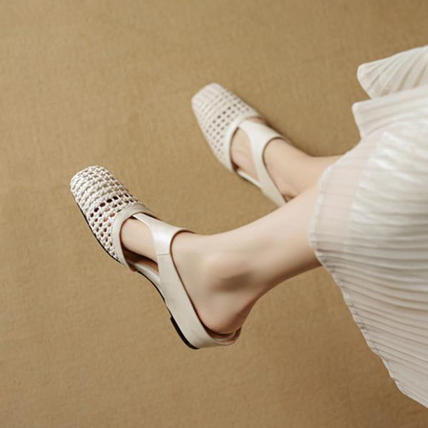 Exquisite Handcrafted Genuine Leather Women's Shoes: Elegance Meets Luxury Quality(EcqiH-7865)