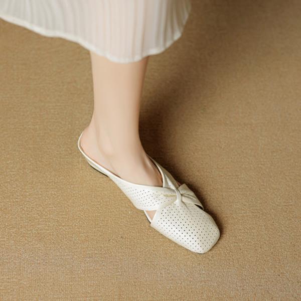 Handcrafted Real Leather Women's Shoes: Luxurious Elegance(EcqiH-7868)