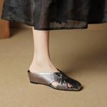 Handcrafted Real Leather Women's Shoes: Luxurious Elegance(EcqiH-7868)