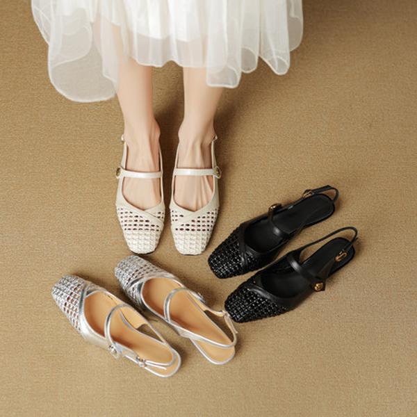 Luxurious Handmade Leather Women’s Shoes: Crafted with Elegance and Quality.(EcqiH-7855)