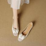 Luxury Handcrafted Leather Women's Shoes with Exquisite Craftsmanship(EcqiH-7901)