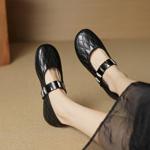 Handcrafted Leather Women's Shoes: Exquisite Quality & Timeless Elegance(EcqiH-7886)