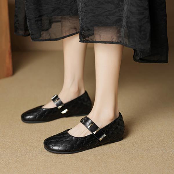 Handcrafted Leather Women's Shoes: Exquisite Quality & Timeless Elegance(EcqiH-7886)