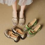 Handcrafted Genuine Leather Women's Shoes - Exquisite Elegance & Luxury Quality(EcqiH-7892)