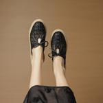 Handcrafted Genuine Leather Women’s Shoes: Elegant Luxury with Superior Craftsmanship(EcqiH-7900)