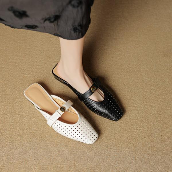 Elevate Elegance: Handcrafted Genuine Leather Women's Shoes of Luxurious Craftsmanship(EcqiH-7889)