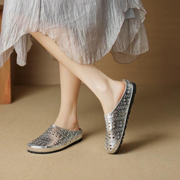 Handcrafted Luxury Leather Shoes for Elegant Women(EcqiHC-7895)