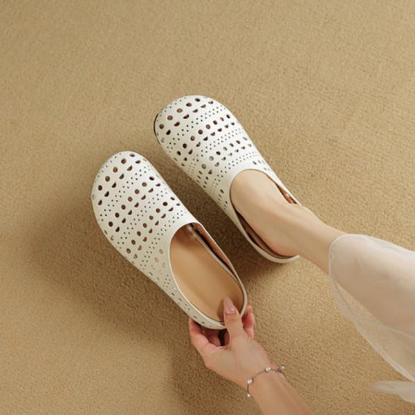 Handcrafted Luxury Leather Shoes for Elegant Women(EcqiHC-7895)