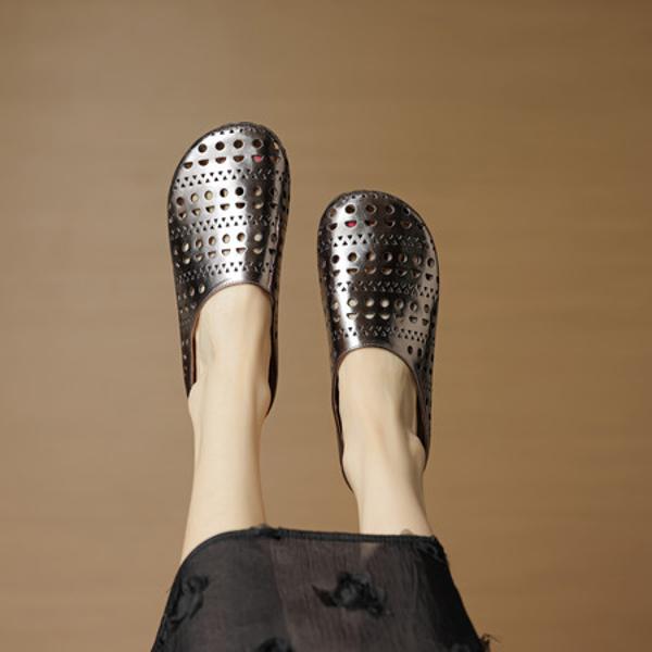 Handcrafted Luxury Leather Shoes for Elegant Women(EcqiHC-7895)