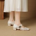 Exquisite Handcrafted Leather Women's Shoes - Luxurious Elegance(EcqiHC-7908)