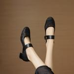 Exquisite Handcrafted Leather Women's Shoes - Luxurious Elegance(EcqiHC-7908)