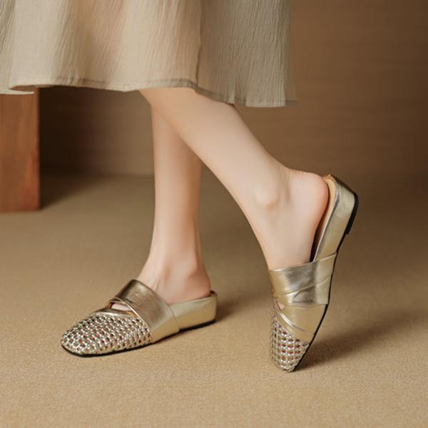 Handcrafted Luxury Leather Women’s Shoes: Elegant Craftsmanship(EcqiHC-7912)