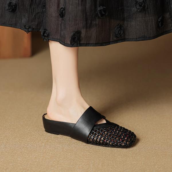 Handcrafted Luxury Leather Women’s Shoes: Elegant Craftsmanship(EcqiHC-7912)