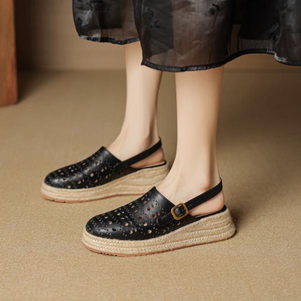 Handcrafted Genuine Leather Women’s Shoes: Elegant Luxury with Superior Craftsmanship(EcqiH-7903)