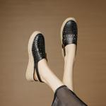 Handcrafted Genuine Leather Women’s Shoes: Elegant Luxury with Superior Craftsmanship(EcqiH-7903)