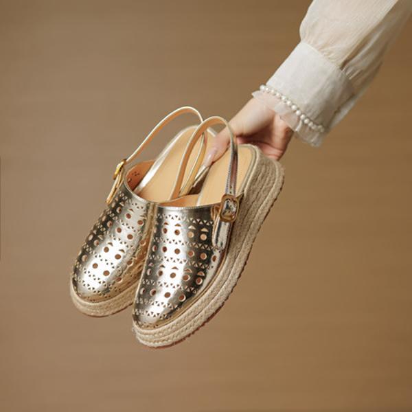 Handcrafted Genuine Leather Women’s Shoes: Elegant Luxury with Superior Craftsmanship(EcqiH-7903)