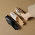 Handcrafted Leather Women's Shoes: A Symphony of Luxury and Elegance(EcqiH-7918)