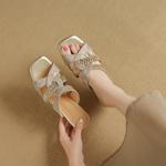 Crafted Luxury: Handcrafted Genuine Leather Women's Shoes for Timeless Elegance(EcqiH-7932)