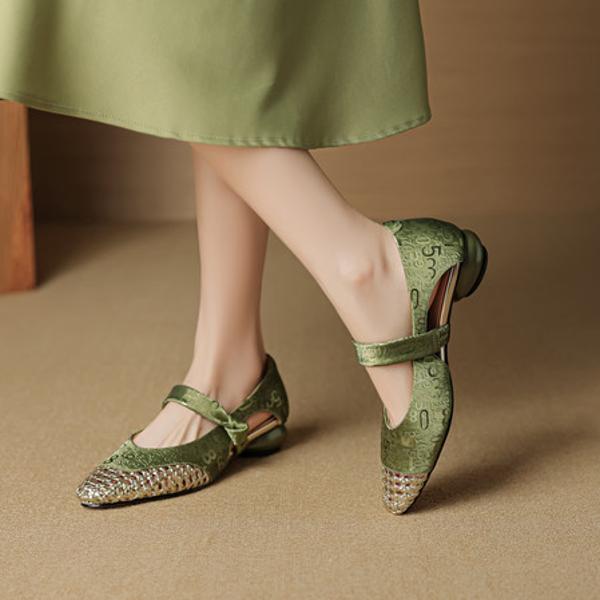 Exquisite Handcrafted Leather Women's Shoes: Embrace Luxury and Elegance(EcqiHL-7935)