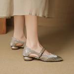 Exquisite Handcrafted Leather Women's Shoes: Embrace Luxury and Elegance(EcqiHL-7935)