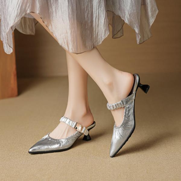 Handcrafted Genuine Leather Women's Shoes: Elegant Luxury with Superior Craftsmanship(EcqiHC-7970)