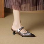 Handcrafted Genuine Leather Women's Shoes: Elegant Luxury with Superior Craftsmanship(EcqiHC-7970)