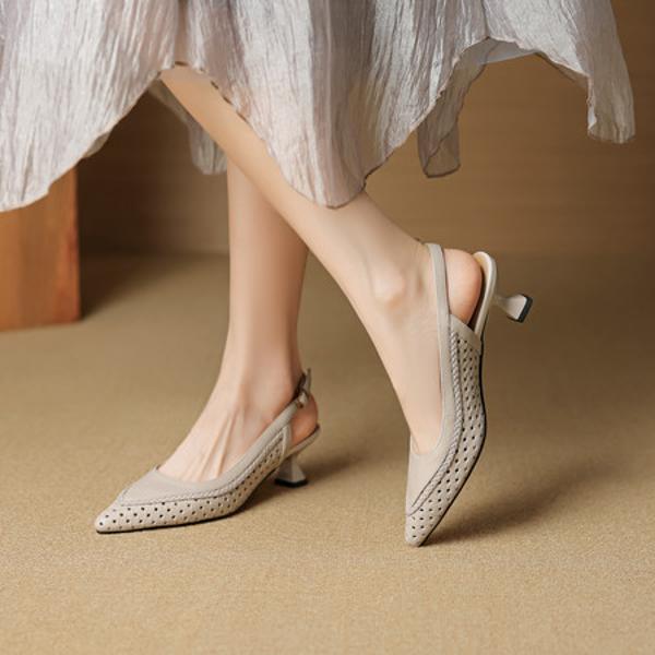 Handcrafted Luxury Leather Women’s Shoes: Elegance in Every Step(EcqiH-7972)