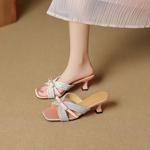 Exquisite Handcrafted Leather Women's Shoes: Elegance Meets Luxury Craftsmanship(EcqiHY-7965)