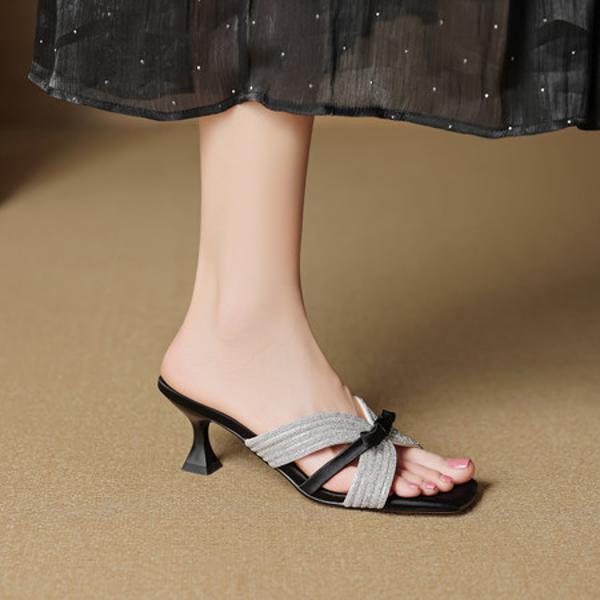 Exquisite Handcrafted Leather Women's Shoes: Elegance Meets Luxury Craftsmanship(EcqiHY-7965)