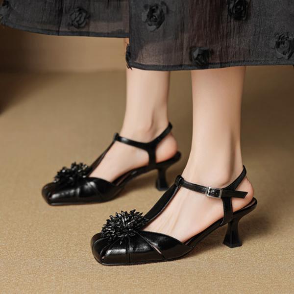 Handcrafted Genuine Leather Women's Shoes: Luxury, Elegance & Craftsmanship(EcqiHC-7928)