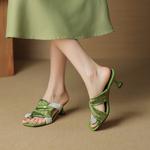 Handcrafted Leather Women's Shoes: Luxurious Elegance & Exquisite Craftsmanship(EcqiHY-7922)