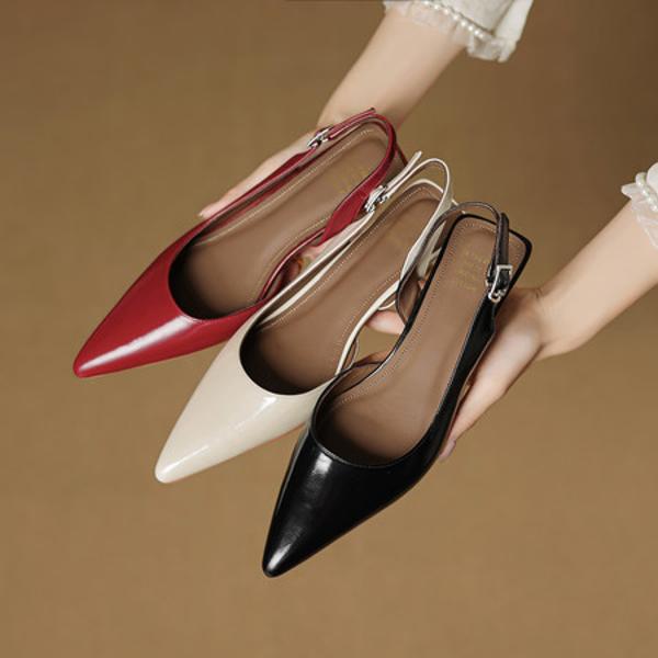 Handcrafted Luxury Leather Women's Shoes - Timeless Elegance in Every Stitch(EcqiHC-7938)