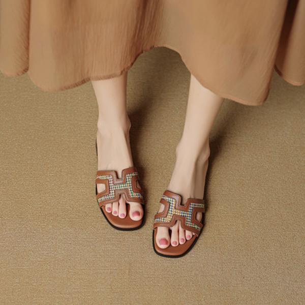 Exquisite Handmade Leather Women's Shoes: Luxury in Every Stitch(EcqiHC-7955)