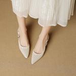 Handcrafted Luxury Leather Women’s Shoes: Elegance in Every Stitch(EcqiH-7988)