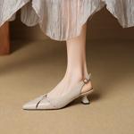 Handcrafted Luxury Leather Women's Shoes: Elegance in Every Detail(EcqiH-7995)