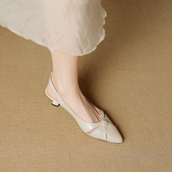 Handcrafted Luxury Leather Women's Shoes: Elegance in Every Detail(EcqiH-7995)