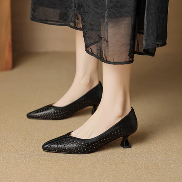 Exquisite Handcrafted Leather Women's Shoes: Luxury, Elegance, and Superior Craftsmanship(EcqiH-7925)