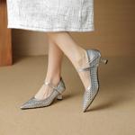 Handcrafted Leather Women's Shoes: Luxurious Elegance Redefined(EcqiHC-8006)