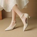 Exquisite Handcrafted Leather Women’s Shoes: Luxury & Elegance(EcqiH-7927)