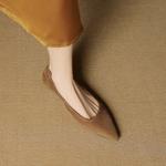 Handcrafted Luxury Leather Women's Shoes with Exquisite Elegance(EcqiHC-8026)