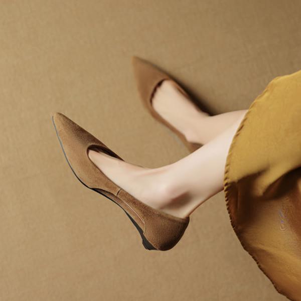 Handcrafted Luxury Leather Women's Shoes with Exquisite Elegance(EcqiHC-8026)