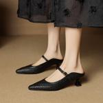 Handcrafted Luxury Leather Women's Shoes(EcqiH-8020)