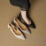 Handcrafted Genuine Leather Women's Shoes - Elegant, Luxurious Quality Craftsmanship(EcqiH-8028)