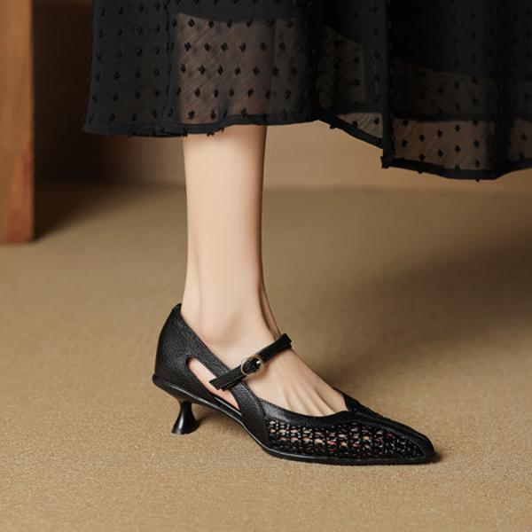 Exquisite Handcrafted Leather Women's Shoes: Luxury and Elegance(EcqiHL-8032)