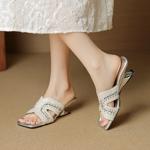 Exquisite Handmade Leather Women's Shoes: High-End Elegance Redefined(EcqiHC-8036)